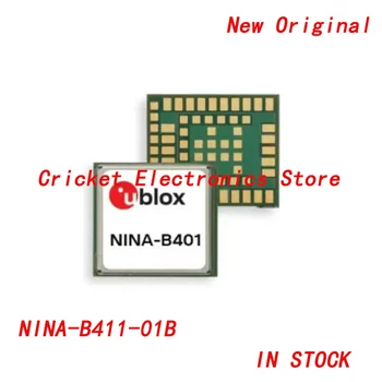 NINA-B411-01B Bluetooth Модуль приемопередатчика Bluetooth v5.1 Антенна 2,4 ГГц В комплект не входит Поверхностное крепление