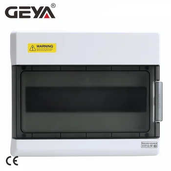 Коробка защиты распределения автоматического выключателя GEYA 12 Ways Настенная Пластиковая Коробка С электропрозрачной крышкой IP65 Водонепроницаемая