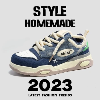 Новинка 2023 года, Весенняя дизайнерская обувь, женские кроссовки, Модные мужские повседневные кроссовки для скейтборда, Уличный стиль, Розовые туфли на плоской подошве для девочек