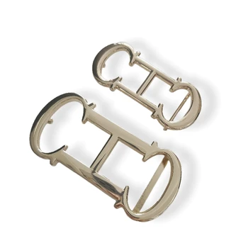 Роскошная пряжка для ремня из сплава 2 размеров для мужчин и женщин со стильным дизайном в виде буквы CHC 3,8 см 2,4 см