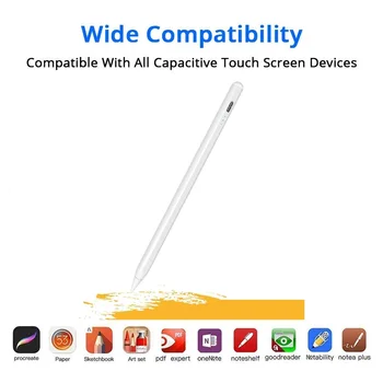 Универсальный Стилус Емкостный сенсорный карандаш с дисплеем питания для Apple iPad Pro Air Mini iPhone Xiaomi Tablet iOS Android Phone